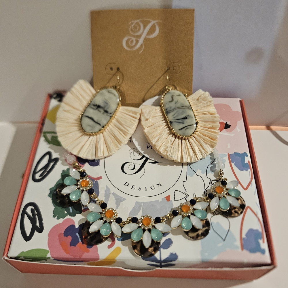 Elegant Earrings and Necklace September Set
